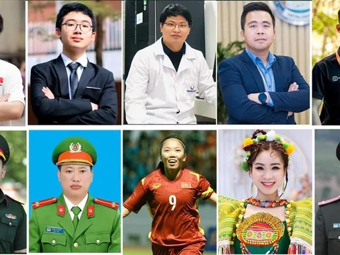 Công bố 10 gương mặt trẻ Việt Nam tiêu biểu 2022