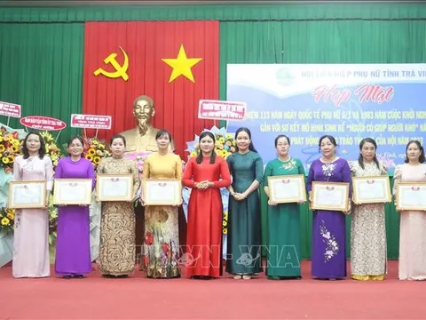 Trà Vinh: Hỗ trợ sinh kế cho phụ nữ nghèo