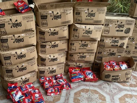 Hải Dương: Phát hiện số lượng lớn kem đánh răng, bột giặt giả nhãn hiệu nổi tiếng