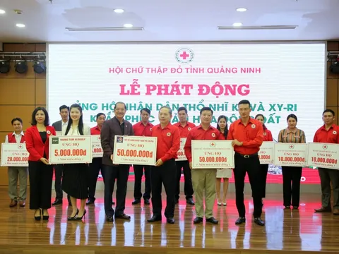 Hội Chữ thập đỏ tỉnh Quảng Ninh: Phát động ủng hộ nhân dân Thổ Nhĩ Kỳ và Syria khắc phục thảm họa động đất