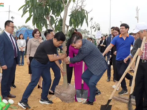 Chương trình “Trường xanh” trồng mới 3000 cây xanh tại Đại học Quốc gia Hà Nội