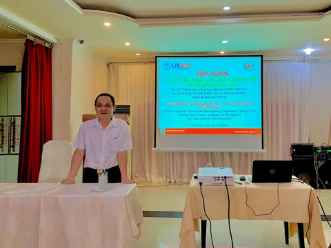 Hội Chữ thập đỏ tỉnh An Giang: Tập huấn xây dựng năng lực hành động sớm và vẽ bản đồ rủi ro