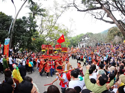 Thanh Hóa: Đón nhận di sản văn hóa phi vật thể quốc gia Lễ hội đền Bà Triệu