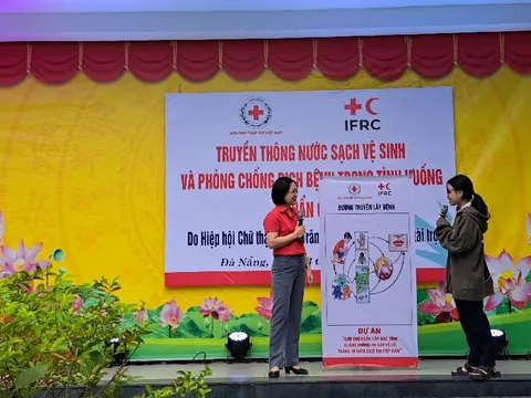 Hội Chữ thập đỏ thành phố Đà Nẵng: Tổ chức sự kiện truyền thông nước sạch và phòng chống dịch