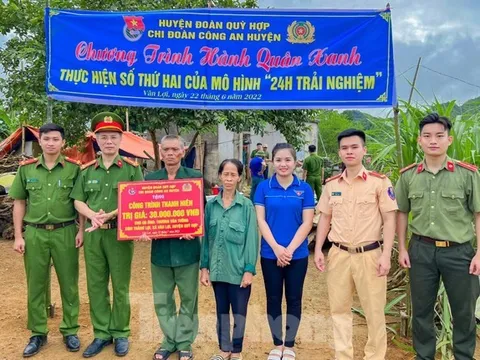 Thanh niên công an xứ Nghệ 'cùng ăn, cùng ở, cùng làm' với người dân