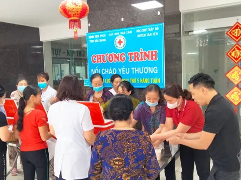 Bắc Giang: Ra mắt "Nồi cháo yêu thương" tại Bệnh viện Phục hồi chức năng tỉnh