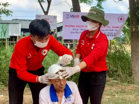 An Giang: Diễn tập phòng ngừa ứng phó thảm hoạ, thiên tai