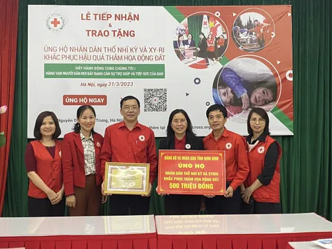 Ninh Bình: Ủng hộ nhân dân Thổ Nhĩ Kỳ và Syria khắc phục thảm họa động đất