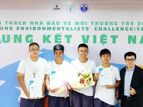 Học sinh Việt Nam giành giải nhất cuộc thi bảo vệ môi trường quốc tế