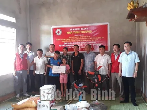 Hoà Bình: Niềm vui từ những ngôi nhà “Chữ thập đỏ” ở huyện Lạc Sơn