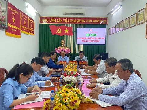 Hội Chữ thập đỏ Đồng Tháp: Triển khai các chương trình, hướng dẫn, nhiệm vụ năm 2023