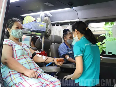 TP HCM: Thu được 152 đơn vị máu trong Ngày hội hiến máu tình nguyện năm 2023 tại Quận 7