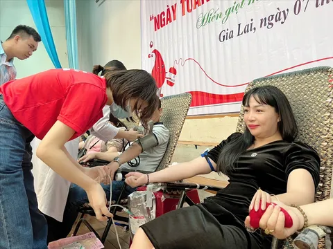 Gia Lai hưởng ứng "Ngày toàn dân hiến máu tình nguyện" năm 2023