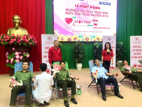 Bình Thuận: Tổ chức Lễ phát động Ngày toàn dân hiến máu tình nguyện