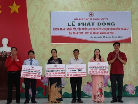 Đồng Tháp: Phát động Tháng Nhân đạo 2023