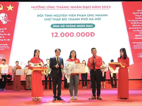 Hội Chữ thập đỏ thành phố Hà Nội phát động Tháng Nhân đạo năm 2023