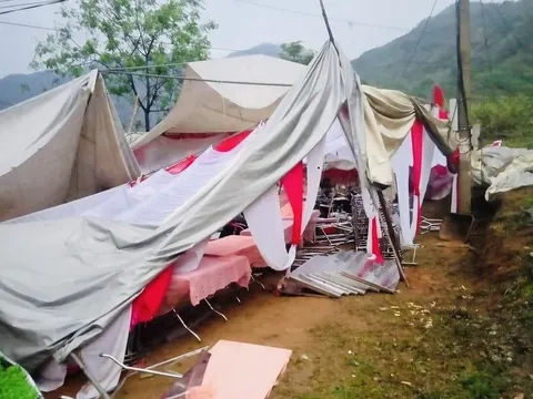 Yên Bái thiệt hại khoảng 11 tỷ đồng do mưa to kèm theo gió lốc