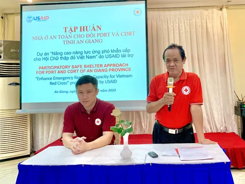 An Giang: Tập huấn "Nhà ở an toàn" cho hội viên Chữ thập đỏ tỉnh