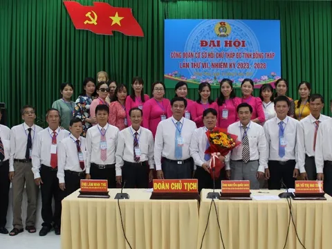 Đại hội Công đoàn cơ sở Hội Chữ thập đỏ tỉnh Đồng Tháp lần thứ VII, nhiệm kỳ 2023 – 2028