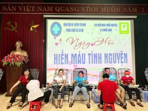 Thanh Hóa: "Ngày hội Hiến máu tình nguyện" tại huyện Yên Định