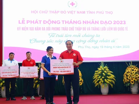 Phú Thọ: Tham mưu vận động chính sách trong Tháng Nhân đạo năm 2023