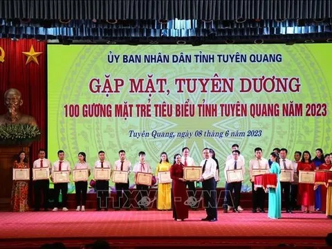 Tuyên dương 100 gương mặt trẻ tiêu biểu tỉnh Tuyên Quang năm 2023