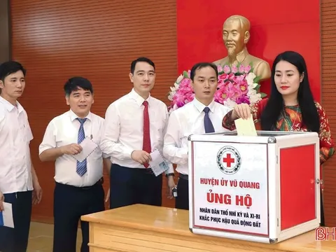 Hà Tĩnh quyên góp hơn 3,7 tỷ đồng ủng hộ người dân Thổ Nhĩ Kỳ và Syria