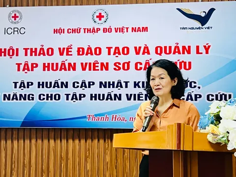 Khai mạc Hội thảo về đào tạo, quản lý tập huấn viên sơ cấp cứu và tập huấn cập nhật kiến thức sơ cấp cứu