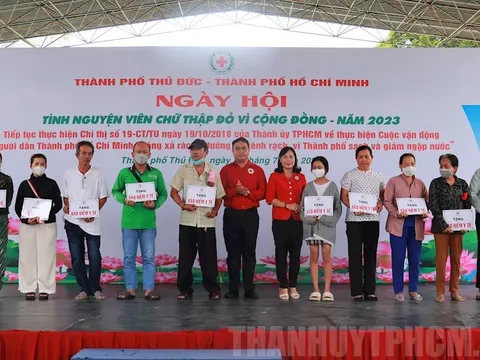 TP Thủ Đức tổ chức Ngày hội “Tình nguyện viên Chữ thập đỏ vì cộng đồng” năm 2023