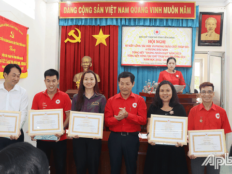 Tiền Giang: Trên 51 tỷ đồng cho công tác Hội Chữ thập đỏ 6 tháng đầu năm