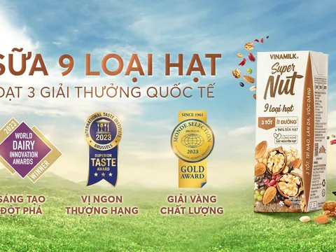 “Tân Binh” sữa hạt Vinamilk Super Nut có gì đặc biệt mà sở hữu hàng loạt giải thưởng quốc tế với hạng cao nhất