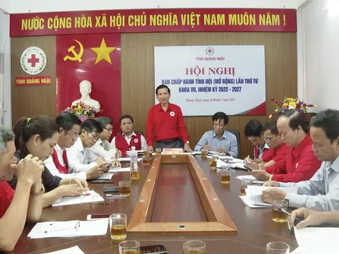 Quảng Ngãi: Hội chữ thập đỏ tỉnh triển khai nhiệm vụ 6 tháng cuối năm 2023