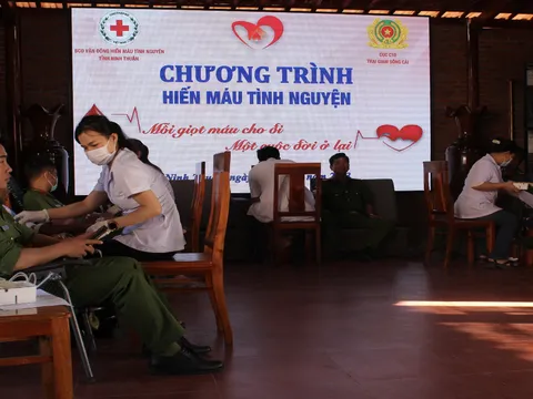 Hội Chữ thập đỏ tỉnh Ninh Thuận hưởng ứng Chiến dịch "Những giọt máu hồng" hè năm 2023