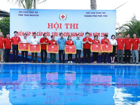 Thái Nguyên: Thi diễn tập sơ cấp cứu, cứu hộ cứu nạn