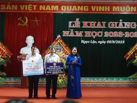 Thanh Hóa: Phó Chủ tịch Nước Võ Thị Ánh Xuân dự lễ khai giảng năm học mới 2023- 2024