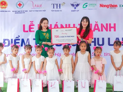 Khánh thành điểm trường “xanh” có 50% vật liệu xây dựng tái chế từ nhựa