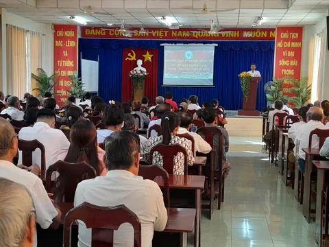 Long An: Huyện Cần Đước tập huấn nghiệp vụ công tác Hội Chữ thập đỏ năm 2023