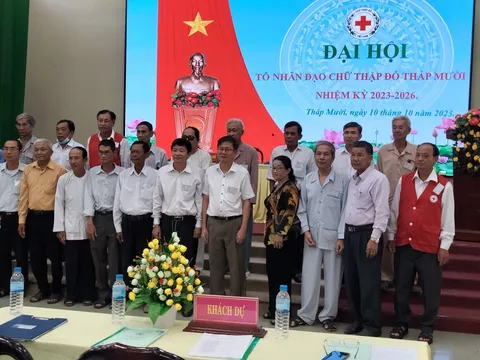 Đại hội Tổ nhân đạo Chữ thập đỏ Tháp Mười nhiệm kỳ 2023 – 2026