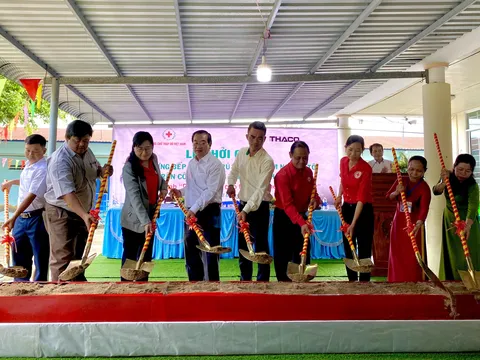 An Giang: Khởi công xây dựng bếp ăn bán trú trường Mầm non Cô Tô