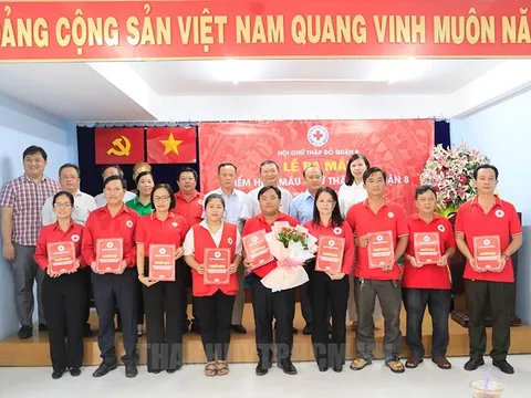 Thành phố Hồ Chí Minh: Quận 8 thành lập điểm hiến máu Chữ thập đỏ