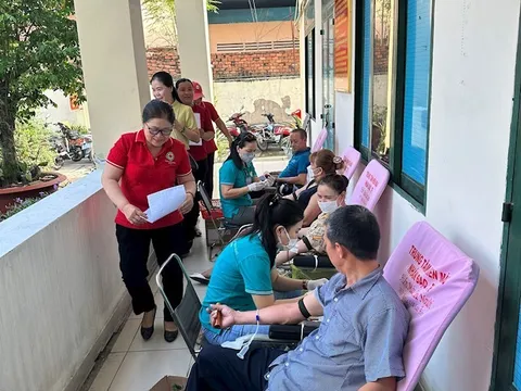 Thành phố Hồ Chí Minh: Thành lập Điểm hiến máu Chữ thập đỏ Quận 12