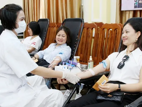 Bắc Giang: Gần 700 tình nguyện viên tham gia hiến máu tình nguyện