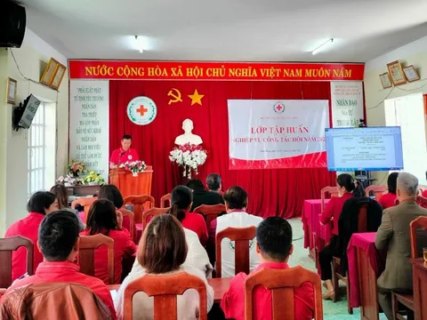 Lâm Đồng: Tập huấn nghiệp vụ công tác Hội Chữ thập đỏ năm 2023