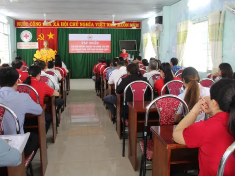 Nâng cao nhận thức, nghiệp vụ cho cán bộ, hội viên, tình nguyện viên Chữ thập đỏ