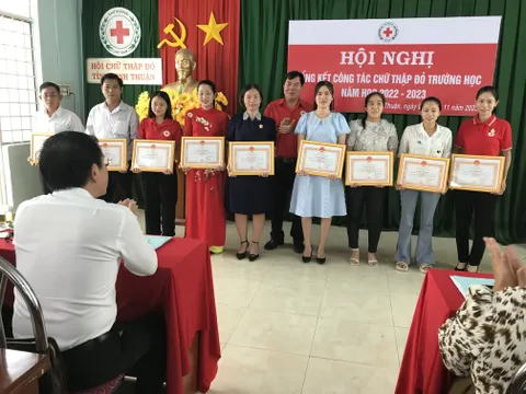 Đẩy mạnh công tác Chữ thập đỏ trường học, góp phần nâng cao chất lượng dạy và học năm học
