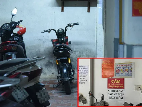 Hà Nội cấm sạc xe điện qua đêm ở chung cư mini