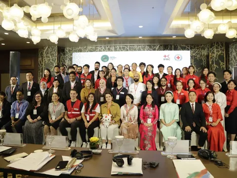 Tăng cường vai trò của thanh niên Chữ thập đỏ trong ứng phó với thiên tai, thảm hoạ