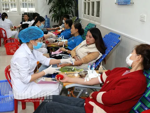 Lập kỷ lục mới trong hiến máu tình nguyện
