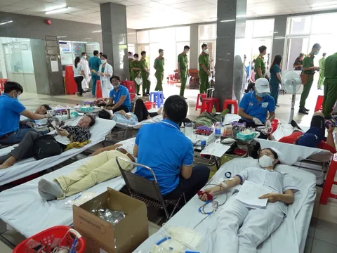 Hội Chữ thập đỏ tỉnh Long An tổ chức hiến máu nhân đạo đợt 1 năm 2023