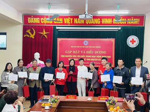 Thái Nguyên: Gặp mặt và biểu dương tình nguyện viên tiêu biểu trên địa bàn tỉnh